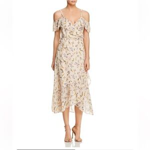 Rebecca Minkoff Jessica Floral Cream Midi Skirt